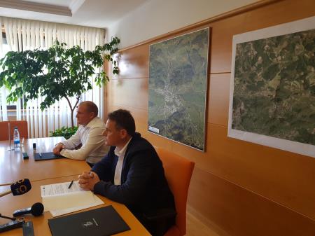 Podpis pogodbe vodovod Planina